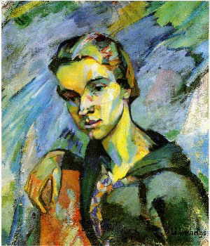 Johanna Delbrück, Öl auf Leinwand, 1926